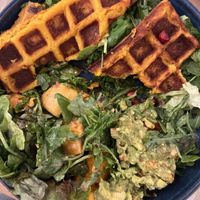 Waffles looked cool but tasteless  at Riz Riz - Marais in Paris