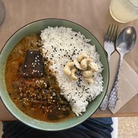 It was allegedly the spicy meal on the menu. It wasn’t very spicy unfortunately.   at Riz Riz - Marais in Paris