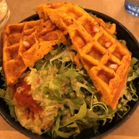Sweet Potato Waffles   at Riz Riz - Marais in Paris