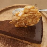 Chocolate pie at Riz Riz - Marais in Paris