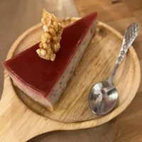 Raspberry cheesecake   at Riz Riz - Marais in Paris