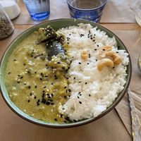 Curry dragon  at Riz Riz - Marais in Paris