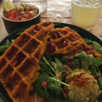 Sweet potato waffle   at Riz Riz - Marais in Paris