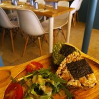 Pesto onigiris at Riz Riz - Marais in Paris