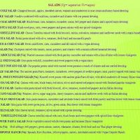 Vegetarian & Vegan Salad Options at Tea Thyme in Orangeburg