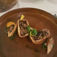 Wild mushroom arancini at Brown's in Londonderry