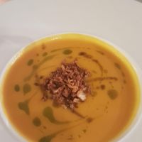 Soup of the day (carrot) at Brown's in Londonderry