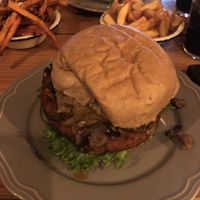 The Berlin Burger (all vegan) at Halifax Burgers in Frederiksberg