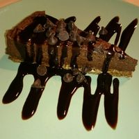 Chocolate banana cheesecake  at The Greenhouse Eatery in Doncaster