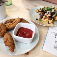 TGH - Chk’wheat tenders and nachos at The Greenhouse Eatery in Doncaster