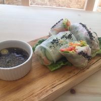 Summer rolls at The Greenhouse Eatery in Doncaster