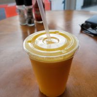 "Citrus Wake Up" Lemon, lime, orange and grapefruit at Nature's Plate Cafe & Juice Bar in Keyport