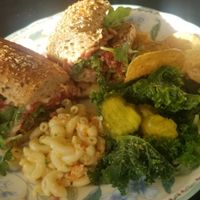 Seitan parmesan at Nature's Plate Cafe & Juice Bar in Keyport