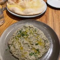 Sardinian Crispbread with White Bean & Garlic Dip  at Bam Bam Italian in Avonsleigh