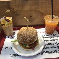 Chicken burger    at Veg&Veg in Rome