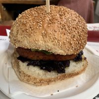 Asian burger   at Veg&Veg in Rome