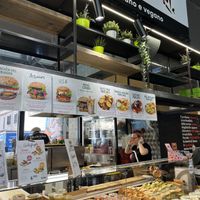 Juices, pancakes, and sandwiches, plus a few packaged desserts.  at Veg&Veg in Rome