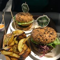Best vegan burgers ever! at Veg&Veg in Rome