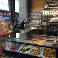 Working hard! at Veg&Veg in Rome