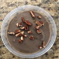 The walnut pudding for the vegan chef challenge menu was super yummy! 🤤 at Wild Rooster Bistro in Fair Oaks