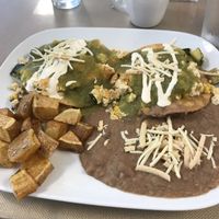 Vegan huevos rancheros  at Wild Rooster Bistro in Fair Oaks