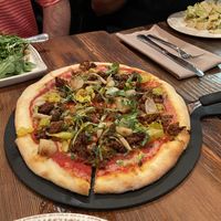 Vegan pizza. Amazing!  at Wild Goat Bistro in Petaluma