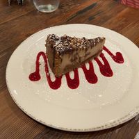 Vegan cheesecake. Soooo good  at Wild Goat Bistro in Petaluma