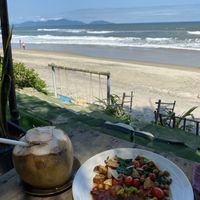 Breakfast on the beach!   at The Fisherman Vegan Restaurant   in Hoi An
