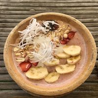 Strawesome Smoothie Bowl  at The Fisherman Vegan Restaurant   in Hoi An