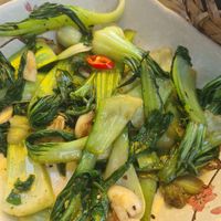 garlic bok choy at The Fisherman Vegan Restaurant   in Hoi An