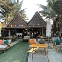 Restaurant and seating   at The Fisherman Vegan Restaurant   in Hoi An