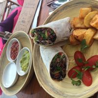 Those potato’s were heaven. Such a good Mexican wrap  at The Fisherman Vegan Restaurant   in Hoi An