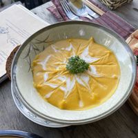 Pumpkin carrot soup   at The Fisherman Vegan Restaurant   in Hoi An