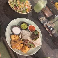 Summer salad & Mexican wrap   at The Fisherman Vegan Restaurant   in Hoi An