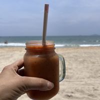 So tropical smoothie  at The Fisherman Vegan Restaurant   in Hoi An