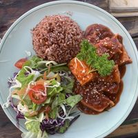 Tofu and Tomato  at The Fisherman Vegan Restaurant   in Hoi An