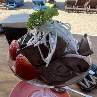 Vegan chocolate ice cream   at The Fisherman Vegan Restaurant   in Hoi An