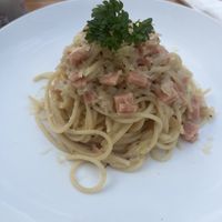 Spagetthi Carbonara  at The Fisherman Vegan Restaurant   in Hoi An
