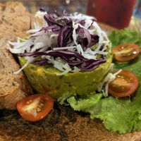 Avocado salad at The Fisherman Vegan Restaurant   in Hoi An