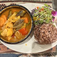 Red curry  at The Fisherman Vegan Restaurant   in Hoi An