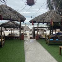 View of beach at The Fisherman Vegan Restaurant   in Hoi An