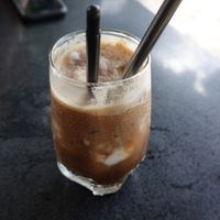 coconut coffee  at Phong Nha Vegan in Phong Nha