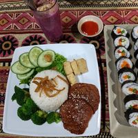 And sushi at Phong Nha Vegan in Phong Nha