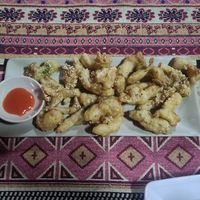 deep-fried mushrooms (nothing really special) at Phong Nha Vegan in Phong Nha