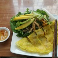 Banh Xeo at Phong Nha Vegan in Phong Nha