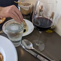 Wine and bread at Toscana Mia in Bucerias