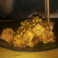 Caramel tofu at Bamboo Chopsticks in Phong Nha