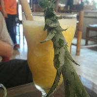 ginger pineaple smoothie at Bamboo Chopsticks in Phong Nha