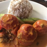 ‘Veggie volcanoes’ at Bamboo Chopsticks in Phong Nha