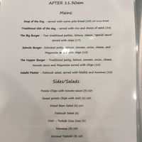 Food menu at Cafe 435 in Pascoe Vale